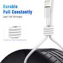 iPhone Charger(3/3/6/6/10FT) 5Pack MFi Certified Lightning Cable Fast Charging Cords Apple Charger Compatible with iPhone 14 13 12 11 XS XR X Pro Max Mini 8 7 6S 6 Plus 5S SE AirPods