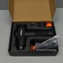 TOLOCO Massage Gun, Deep Tissue Back Massage for Athletes for Pain Relief, Percussion Massager with 10 Massages Heads & Silent Brushless Motor, Valentines Day Gifts for Him Her, Black