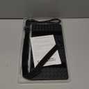 Car Visor Vanity Mirror with Light, Rechargeable Dimmable Touch LED Sun Visor Mirrors, Large Detachable Vanity Makeup Mirror with 3 Color Modes for Truck SUV Car Accessories Essential for Women(Black)