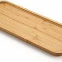 Bamboo Vanity Tray, Bathroom Counter Tray, Toilet Tank Tray, Bathroom Tray for Organizing and Home Decor, 14.2 x 6 x 0.8 inch