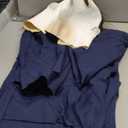 Halloween Michael Costume Adult, Mikes Jumpsuit with Mask and Knife, Horror Killer Cosplay for Men Women (X-Large, Blue(white Mask))