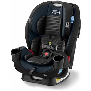 Graco TriRide 3-in-1 Reclining Car Seat, Clybourne - Rear & Forward Facing Car Seat, Highback Booster, Adjustable Headrest