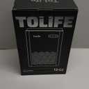 ToLife Dehumidifier for Home 95 OZ Water Tank, 1000 sq.ft Dehumidifiers for Basement Bedroom Bathroom with Auto Shut Off 7 Colors LED Light, Grey