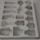 Arme Glass Bud Vase Set of 32 PcsSmall Glass Vases for FlowersClear Bud Vases in BulkVintage Vases for CenterpiecesSmall Glass Bud Vase for Rustic Wedding DecorationsHome Table Flower Dcor