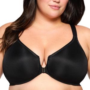 Glamorise Women's Plus Size Wonderwire Posture Back Bra Underwire #9265 (40G, Black)