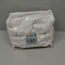 White Linen Sheer Curtains 102 Inches 2 Panels Set Back Tab Rod Pocket Extra Long Semi Sheer Light Filter Vintage Curtain Drapes Room Decor Aesthetic Curtains for Living Room High Window 42x102