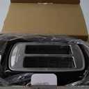 Toastmaster 2-Slice Cool Touch Toaster, black with stainless accent