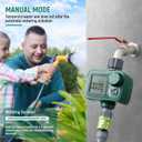 Sprinkler Timer: Programmable Hose Timer with Rain Delay/Manual/Automatic Watering System, Water Timers for Garden Hose, Digital Drip Irrigation for Yard Lawn Outdoor1 Outlet