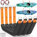 Large Kayak Storage Rack, 26 Inch Wall Mount Canoe Hanger, 4Pack