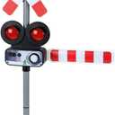 Klein Theo Train Crossing Traffic Light Cycle - Electronic Function, Motion Sensor, Light & Sound, 31.5 x 18, Ages 3+