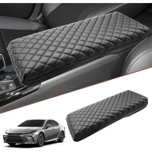 SKTU 2025 2026 Camry Center Console Cover for 2025 2026 Toyota Camry Armrest Cover 2025 2026 Camry (LE/SE/XLE/XSE) Seat Box Cover Toyota Camry 2025 2026 Accessories 2025 2026 Camry Hybrid Armrest Pad