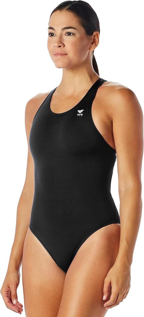 TYR Women's Durafast One Maxfit Swimsuit (40, Black)