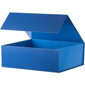 Large Gift Box 16x13x5.3 Inches,White Bridesmaid Proposal Box With Lids,Magnetic Closure Gift Boxes For Christmas,Father's Day, Bridal Showers, Weddings, Baby Showers,Graduations