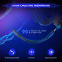 Gaming Headset Wireless 2.4GHz for PS5, PS4 Fortnite/Call of Duty/FPS Gamers, PC, Switch, Bluetooth 5.3 Gaming Headphones with ENC Microphone, Surround Sound, 40+H Battery (Black)