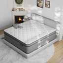 King Size Mattress, 12 Inch Medium King Mattress in a Box for Pressure Relief