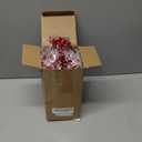 50 Feet Red Christmas Tinsel Garland for Christmas Tree Decorations, Xmas Metallic Twist Shiny Hanging Garland Decor for Mantle Stairs Fireplace Home Holiday Indoor Outdoor