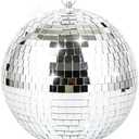 NuLink 8" Disco Ball Decor Hanging Mirror Ball for Big Party Decorations Wedding Home