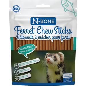 N-Bone Ferret Chew Sticks Salmon Flavor, 3.74-oz Bag (EXP 07/22/27)