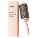 AIMIKE Round Brush for Blow Out, Extra Long Round Hair Brush w/Nano Thermal Ceramic & Ionic Tech, for Blow Drying & Styling, Curling and Shine  Barrel 2.1 inch