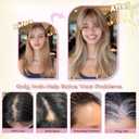 Hair Topper 18 inch Hair Topper with Bangs 4"×5" Base Hairpieces for Women with Thinning hair