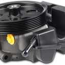 Power Steering Pump Compatible With 2006-2011 Ford Focus l4 2.0L 2.3L 2.5L, 2010-2011 Transit Connect l4 2.0L Power Assist Pump, 6S4Z3A674A 7S4Z3A674A 361152