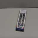 Wahl Micro Groomsman Battery Personal Trimmer for Hygienic Grooming with Rinseable, Interchangeable Heads for Eyebrows, Neckline, Nose, Ears, & Other Detailing - 05640-600 (4 Piece Set)