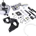 Generic 8" Dual Power Brake Booster Conversion Kit w/Disc Drum Replacement for Dodge Dart A B E Body 1962-1974 (RSRB2800SKT)