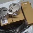 DOITOOL 10 Pack Chafing Fuel Holder - Stainless Steel Fuel Holders with Safety Cover - Buffet Warmer Canned Heat Box for Buffet Barbecue Party Supplies