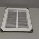 12 x 12 Inch (Duct Opening) Return Air Filter Grille for 1 Inch Filters, HVAC Vent Cover for Wall & Ceiling, Powder-Coated Steel with Removable Door