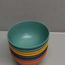 Wheat Straw Bowl Sets,8 PCS Unbreakable Cereal Bowl 26 OZ,Microwave and Dishwasher Safe Bowls,Bowl Sets for Camping and Picnic BPA Free Colorful Salad Bowls for Serving Soup,Oatmeal and Fruit Etc (Navy blue,Green,Yellow,Orange)