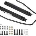 Racewill Universal Racing Seat Bracket with Seat Slider, Side Mounting Bracket Track Assembly Sets Compatible with NRG Sparco and More Aftermarket Seats