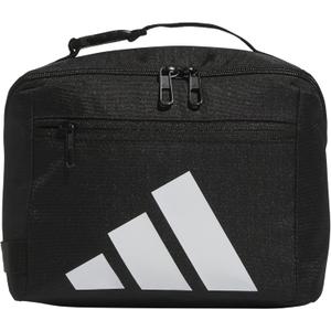 Affiliate Lunch Bag with handle, insulated bento box for women and men (One Size, Black/White)