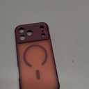 Thomo Magnetic for iPhone 17 Pro Max Case, [Compatible with Magsafe] [Full Camera Protection] Translucent Matte Military Grade Shockproof with Anti-Fingerprint Phone Cover 2025, Wine Red