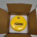 Heavy Duty Trailer Hitch Locks: Universal Fit 1-7/8", 2" and 2-5/16" Couplers, Reinforced Solid Steel Tow Lock for Trailer Tongue, Anti Theft Coupler Lock for RV, Cargo, Boat, Camper, Utility (Yellow)