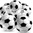 Bedwina Inflatable Soccer Balls (Pack of 12) 16inch, Beach Balls Bulk for Beach Toys & Soccer Birthday Party Decorations & Party Favors for Kids, Goodie Bags Stuffers