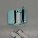 Cabaro Mini Printer Sticker Thermal Printer with 3 Rolls Paper, Bluetooth Portable Phone Print Pods,Study Sticker Maker for Pictures, Photos, Journals, DIY, Compatible with Phone & Tablet (green)