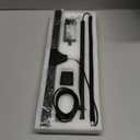 SUPERDANNY LED Desk Lamp for Office Home, Eye-Caring Desk Light with Adjustable Gooseneck, 12W Touch Control Dimmable Brightness, Architect Clamp Lamp with USB Adapter for Reading Study Workbench (Black)