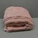 Bedsure GentleSoft Blankets Queen Size for Bed - Super Soft Cozy Blanket for Women Men Girls, Large Fuzzy Fleece Throw for Bedroom Decor, Pink, 90x90 Inches