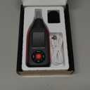 Decibel Meter Sound Level Data Logger, Portable SPL Meter Noise Monitor with Data Logging & Graph Printing, A/C Weighted, 30~130dB, Fast/Slow, MAX, Data Hold, 3-Color Alarm for Noisy Neighbor Factory