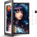 Kids Artwork Display Frame, 34 x 46cm Kids Art Frame, A3 Picture Frame Black Front Opening, Changeable Childrens Artwork Display for Bedroom, Living Room Decor (Black)