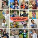 Stocking Stuffer Gifts for Boys & Girls: Foam Airplane Toy Glider Plane Styrofoam Airplanes for Kids. Launcher Airplanes Outdoor Army Toys. Military Gliders Game & Stocking Stuffers for All Ages