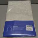 MIULEE Natural White Linen Curtains 63 Inch Length 2 Panels Set for Living Room Bedroom Semi Sheer Light Filtering Farmhouse Rod Pocket Short Soft Thick Linen Textured Window Drapes W42XL63