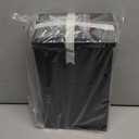 Uniclife Mailboxes for Outside, Wall Mount Mailbox, Metal Mail Box, Mail Boxes for House Outside, Black Small Mailbox, Modern Drop Box for Outdoor Office Home, (No Locking Mechanism)