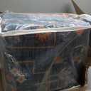 Boho Navy Blue 10x14 Area Rug for Living Room, Extra Large Dining Room Rugs for Under Table, Soft Low Pile Carpet for Bedroom - Vintage Floral Rug, Non-Slip & Stain Resistance (10x14 Navy Blue)