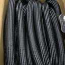 Relxitl Garden Hose, Flexible Water Hose, Ultra Lightweight Non-Expanding hose with 10 Function Sprayer, Leak proof, Pressure Resistant for Yard, Outdoor (Black, 50FT)