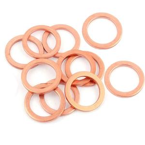 M8 Flat Washer Copper Sealing Ring 8x12x1mm Crush Washer & Oil Plug Sump Gaskets Sealingu Clips Kit Fitting (30Pcs)