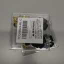 2 x Straw Covers for Stanley Cup Accessories: Black Decorations for Stanley 30 oz & 40 oz Tumbler with Handle, Bling Letter Charms and Flower Silicone Straw Cap Topper, Trendy Stuff for Teen Girls & Women