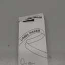 SUPVAN E10 Bluetooth Label Maker Machine with Tape, Continuous Waterproof Label, Versatile App with 35 Fonts and 1k+ Icons, Inkless Labeler for Home, Kitchen, School, Office Organization, Black