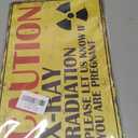 X-Ray Warming Metal Signs, X-Ray Radiation Caution Sign - Please Let Us Know If You Are Pregnant, Rust Free Aluminum Plaque, Easy to Mount, Indoor Outdoor Use, Metal Tin Signs, B19, 7.8*11.8 inches