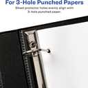 Avery Non-Glare Page-Size Sheet Protectors, Pre-Punched for Use with Tab Dividers, Top Load, 50 Document Protectors (74204)